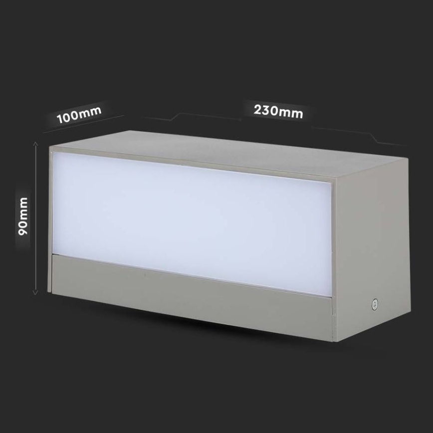 LED Kültéri fali lámpa LED/12W/230V 6400K IP65