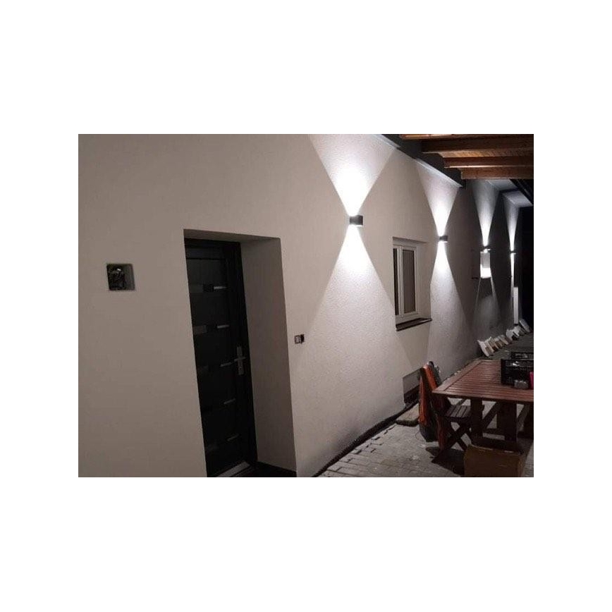 LED Kültéri fali lámpa LED/12W/230V IP54 fehér