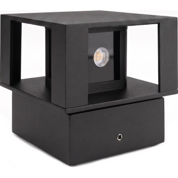 LED kültéri fali lámpa LED/12W/230V IP54 fekete