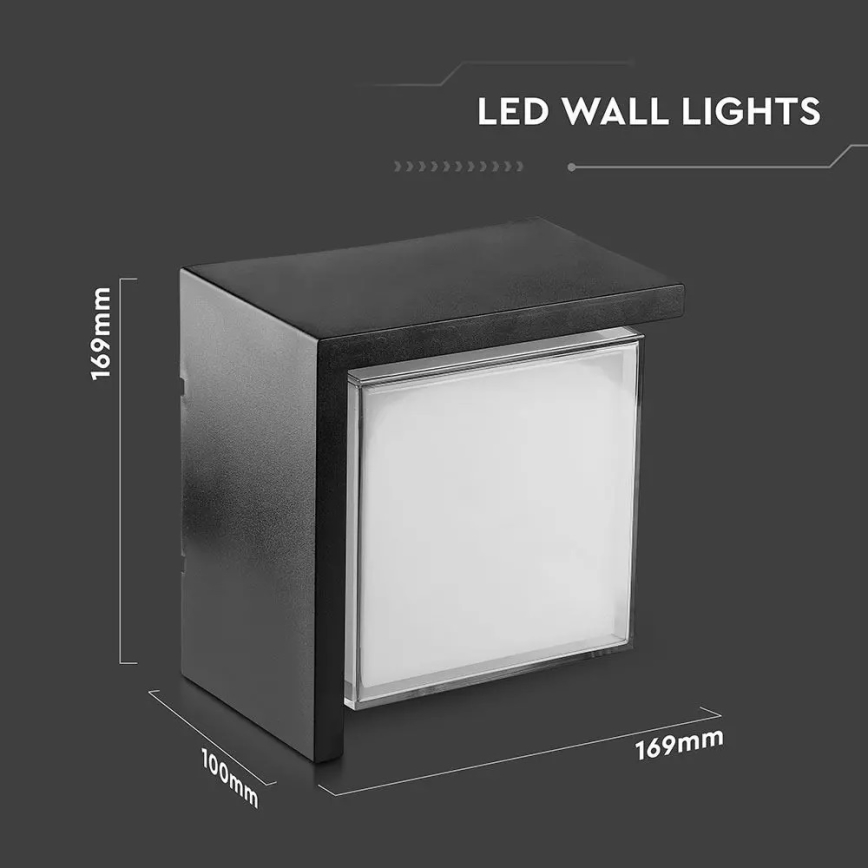 LED Kültéri fali lámpa LED/12W/230V IP65