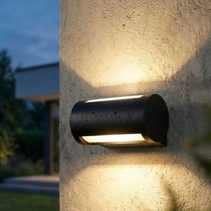 LED kültéri fali lámpa LED/13W/230V IP65 fekete