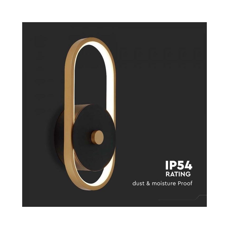 LED Kültéri fali lámpa LED/15W/230V IP54 4000K réz