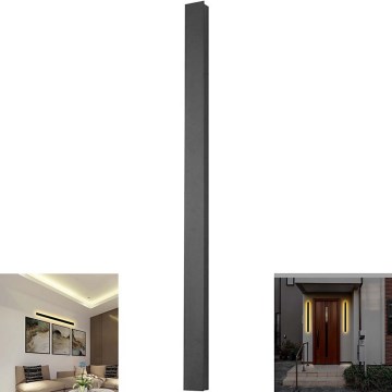 LED kültéri fali lámpa LED/16W/230V 4000K IP65 101 cm fekete