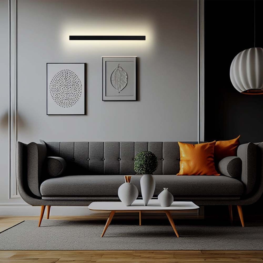 LED kültéri fali lámpa LED/16W/230V 4000K IP65 101 cm fekete