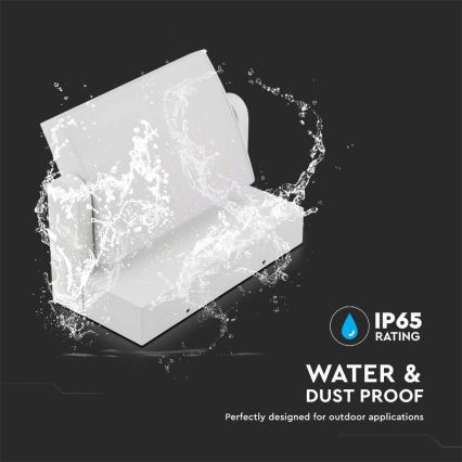 LED Kültéri fali lámpa LED/17W/230V 3000K IP65 fehér