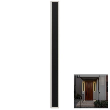 LED Kültéri fali lámpa LED/17W/230V 4000K IP65 fekete
