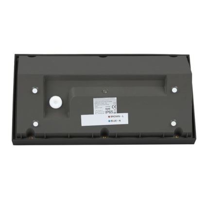 LED Kültéri fali lámpa LED/20W/230V 3000K IP65 fekete