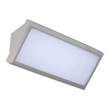 LED Kültéri fali lámpa LED/20W/230V 4000K IP65 szürke
