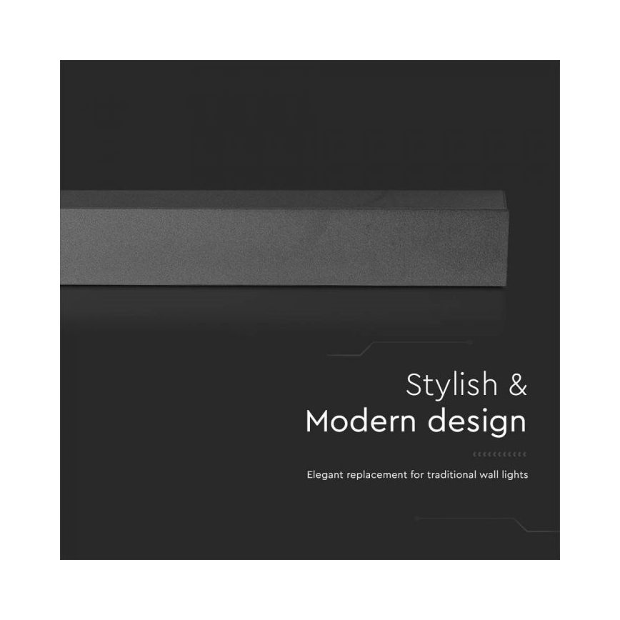 LED Kültéri fali lámpa LED/23W/230V 3000K IP65 antracit