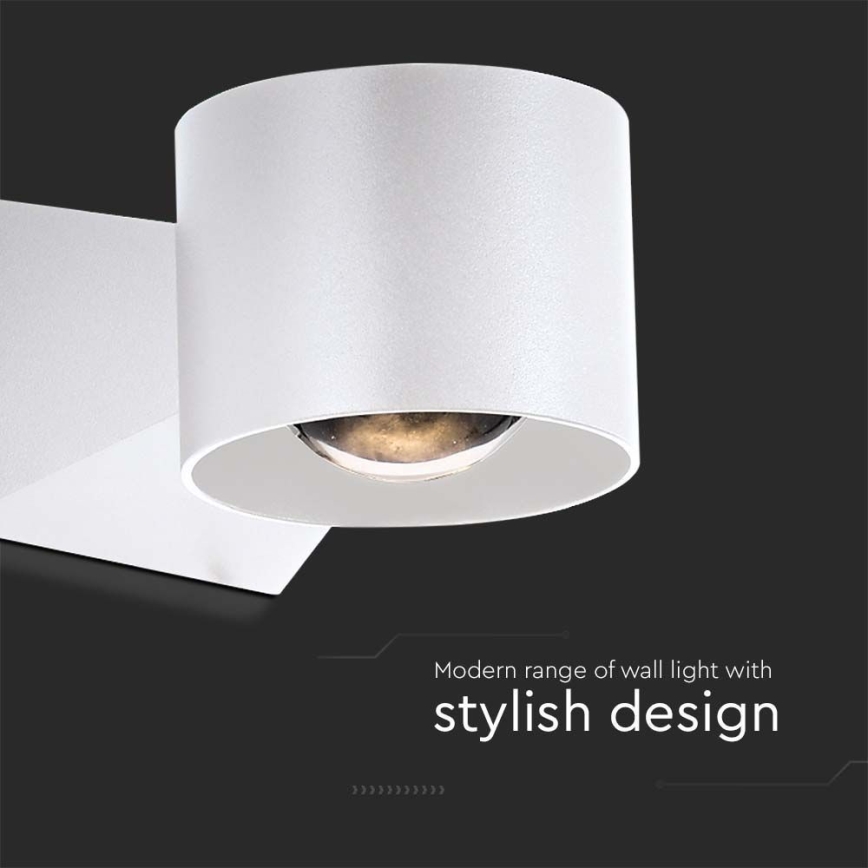 LED Kültéri fali lámpa LED/5W/230V 3000K IP65 fehér