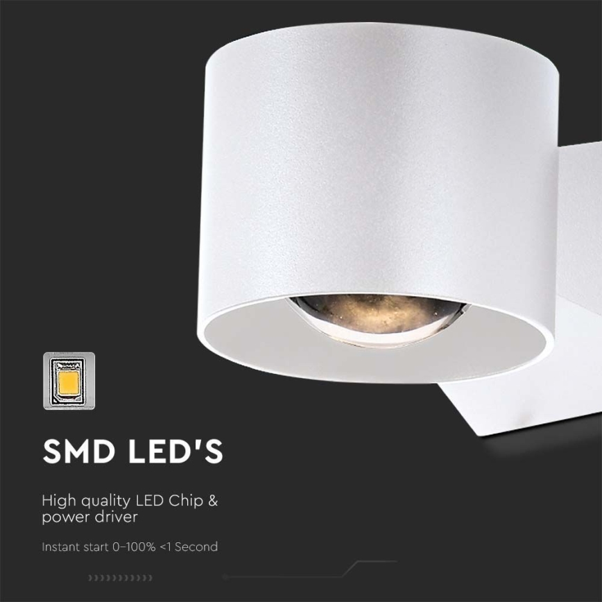 LED Kültéri fali lámpa LED/5W/230V 3000K IP65 fehér