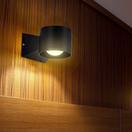 LED Kültéri fali lámpa LED/5W/230V 3000K IP65 fekete