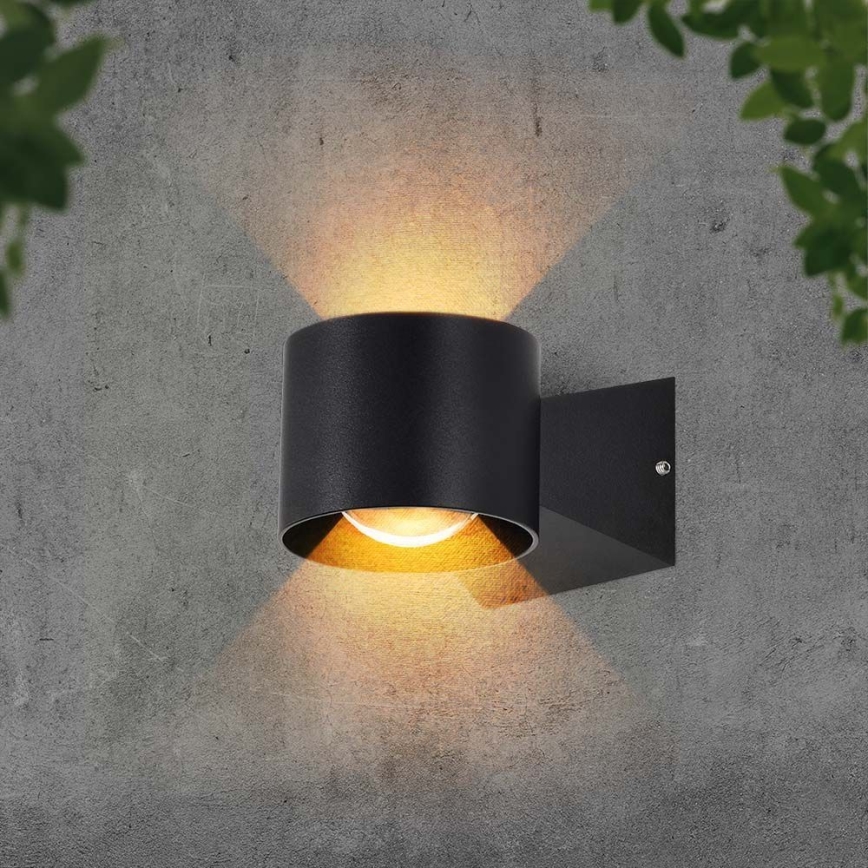 LED Kültéri fali lámpa LED/5W/230V 3000K IP65 fekete