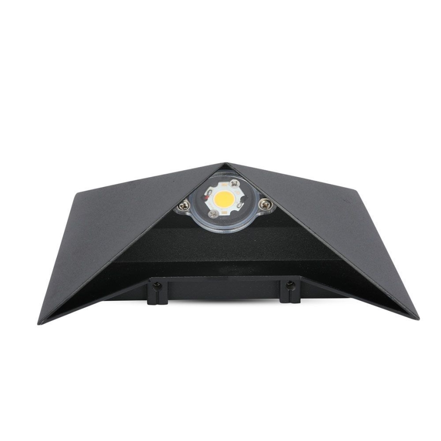 LED Kültéri fali lámpa LED/5W/230V 3000K IP65 fekete