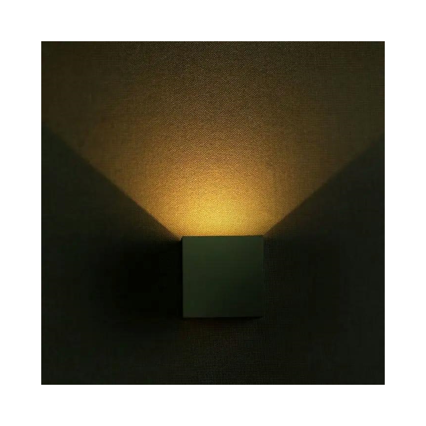 LED Kültéri fali lámpa LED/5W/230V 3000K IP65 szürke