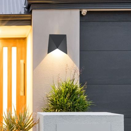 LED Kültéri fali lámpa LED/5W/230V 4000K IP65 fekete