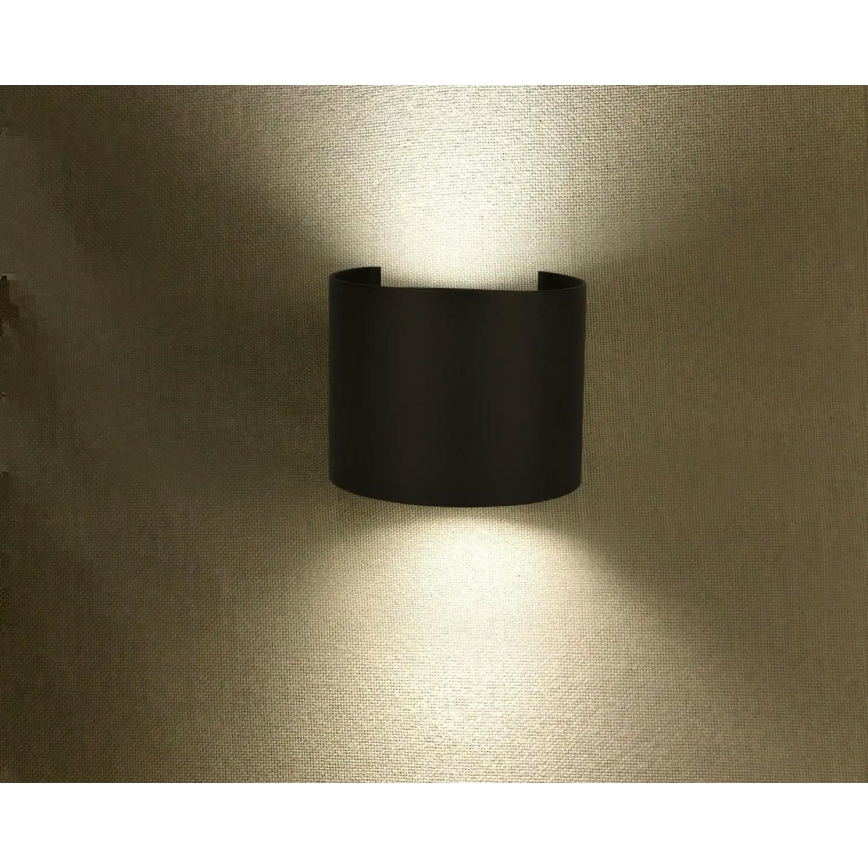 LED Kültéri fali lámpa LED/6W/230V 3000K IP65 fekete