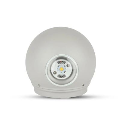 LED Kültéri fali lámpa LED/6W/230V 3000K IP65 szürke