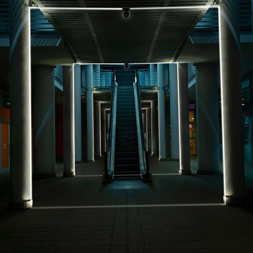 LED kültéri wall flexible lámpa LED/7W/230V 3000K IP65 fekete