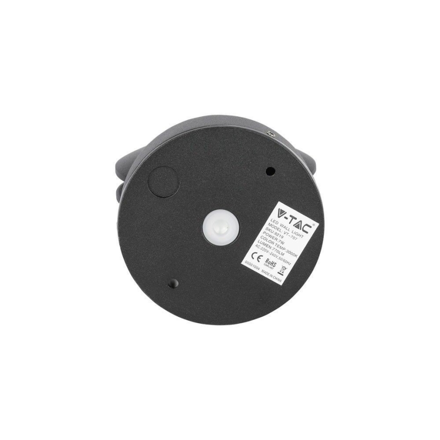 LED kültéri wall flexible lámpa LED/7W/230V 4000K IP65 fekete