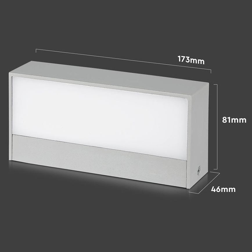 LED Kültéri fali lámpa LED/9W/230V 6400K IP65