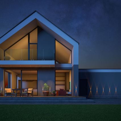 LED Kültéri fali lámpa LUNARIX LED/2W/230V 3000-6000K CRI 90 IP54 fehér