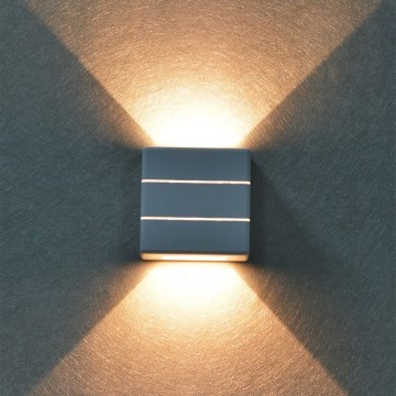 LED kültéri fali lámpa LUXLINE 6W/230V 3000K IP54 fehér