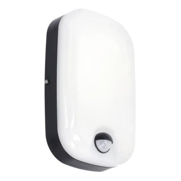 LED Kültéri fali lámpa mozgás- és alkonyatérzékelővel BAVANO LED/15W/230V 3000/4000/5700K IP54