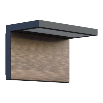 LED Kültéri fali lámpa NATURA LED/12W/230V 4000K IP65 barna/antracit