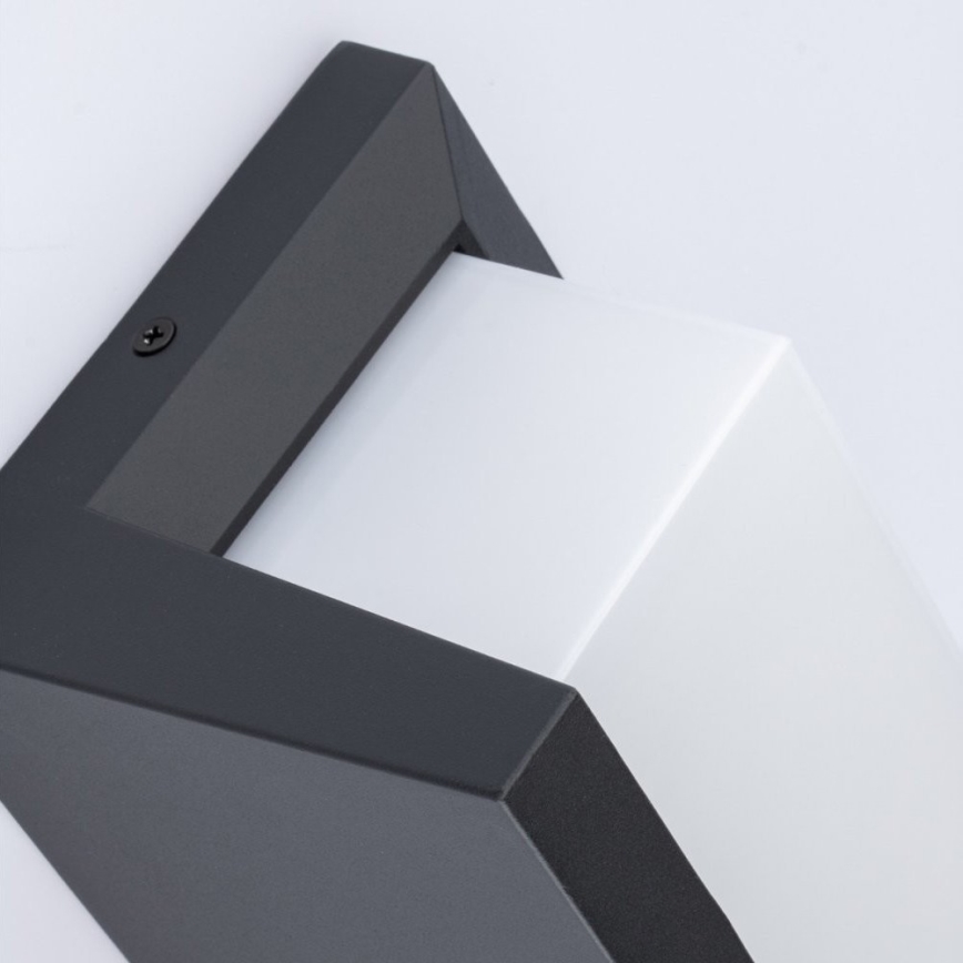 LED Kültéri fali lámpa NEELY 1xE27/9W/230V 3000K IP54 antracit