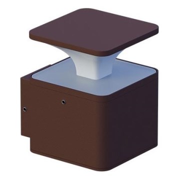 LED Kültéri fali lámpa ORNELA LED/6W/230V 3000K IP54 barna