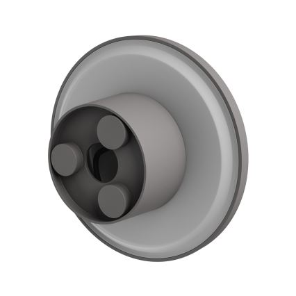 LED Kültéri fali lámpa PIATTA LED/18W/230V 3000/4000/6000K átm. 25 cm IP44 szürke