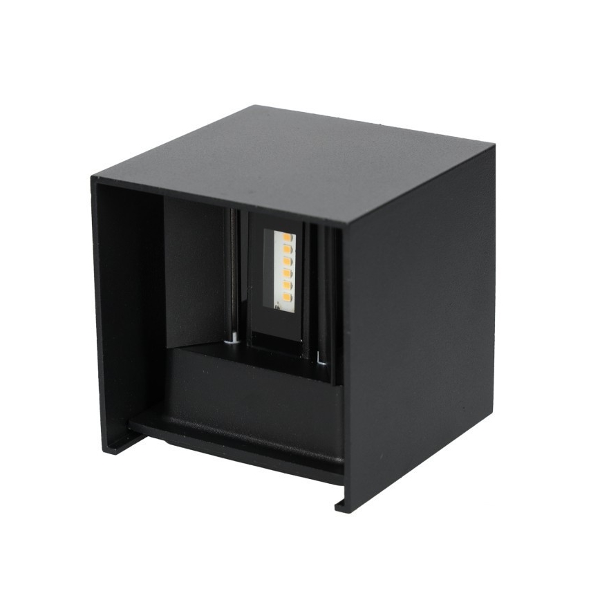 LED Kültéri fali lámpa QUERK 2xLED/3W/230V 3000K IP54 fekete