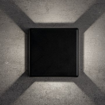 LED kültéri fali lámpa REFAZI LED/6W/230V IP54 fekete