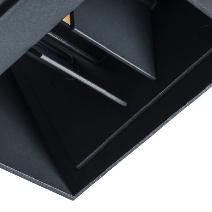 LED Kültéri fali lámpa REKA LED/7W/230V IP54 antracit