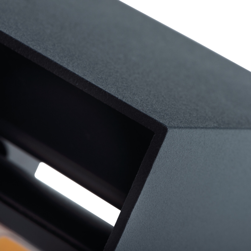 LED Kültéri fali lámpa REKA LED/7W/230V IP54 antracit