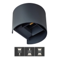 LED Kültéri fali lámpa REKA LED/7W/230V IP54 antracit