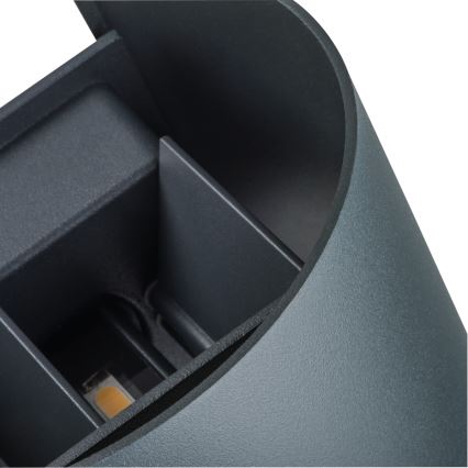 LED Kültéri fali lámpa REKA LED/7W/230V IP54 antracit