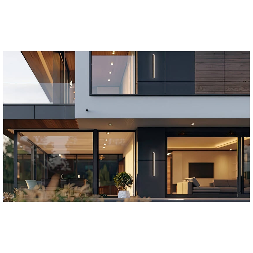 LED Kültéri fali lámpa STICK LED/28W/230V IP65 3000K 90 cm