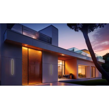 LED Kültéri fali lámpa STICK LED/36W/230V IP65 3000K 120 cm