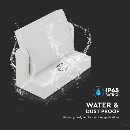 LED Kültéri fali lámpa érzékelővel LED/17W/230V 3000K IP65 fehér