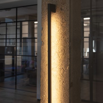 LED Kültéri fali lámpa YALTE LED/11W/230V 4000K IP54 fekete