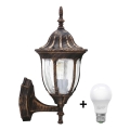LED kültéri fali lámpatest FLORENCJA 1xE27/10W/230V IP43