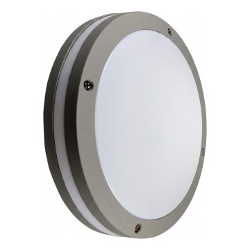 LED kültéri fali lámpatest JONAS, 18W, 230V, IP54, szürke