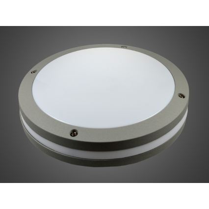 LED kültéri fali lámpatest JONAS, 18W, 230V, IP54, szürke