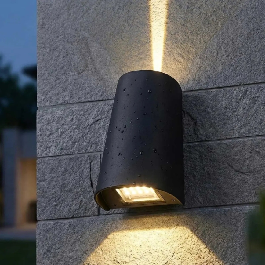 LED kültéri fali lámpatest LED/11W/230V IP65 fekete