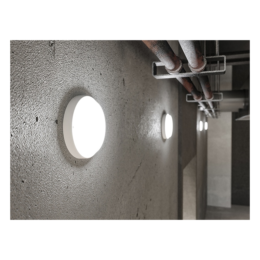 LED kültéri fali lámpatest LED/18W/230V IP54 fehér