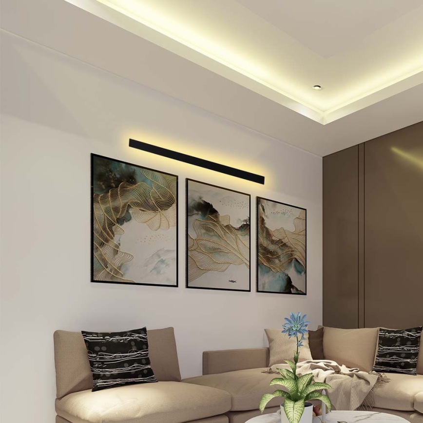 LED kültéri fali lámpatest LED/23W/230V 4000K IP65 141 cm antracit