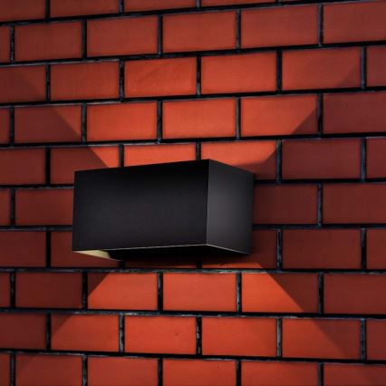 LED kültéri fali lámpatest LED/24W/230V 3000K IP65 antracit