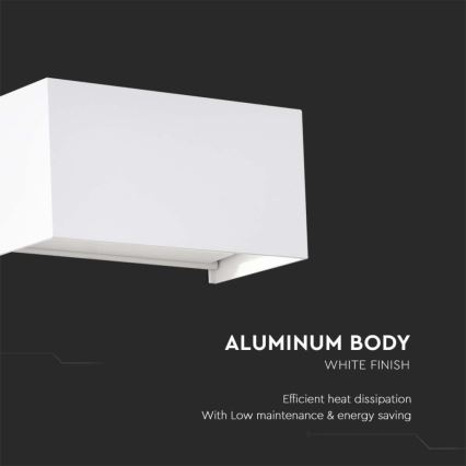 LED kültéri fali lámpatest LED/24W/230V 3000K IP65 fehér